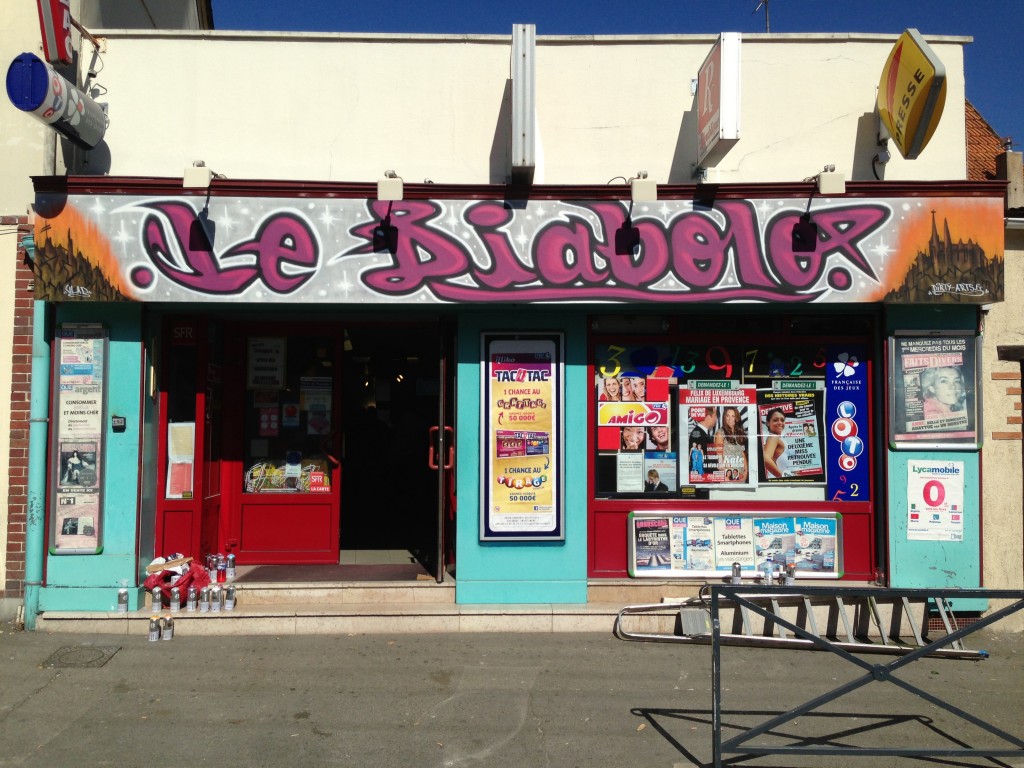 Enseigne du bar "le diabolo"